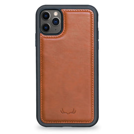 Flex Cover  Leather Protective Slim Fit for iPhone 11 Pro Max -Brown
