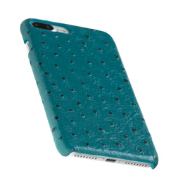 Ultimate jacket Leather Cases for iPhone 7 Plus / 8 Plus - Ostrich Turquoise