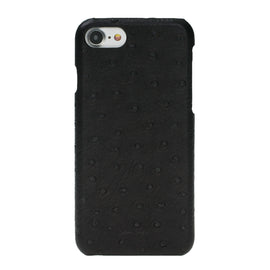 Ultimate jacket Leather Cases for iPhone 7 / 8 -  Ostrich Black