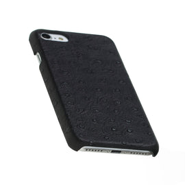Ultimate jacket Leather Cases for iPhone 7 / 8 -  Ostrich Black