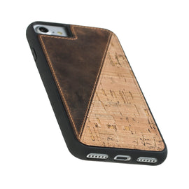Cork and Leather Cases for iPhone 7 / 8 - Brown