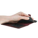 Leather Wallet Case with ID Window for iPhone 6 / 6S - Rustic Burgundy