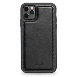 Flex Cover  Leather Protective Slim Fit for iPhone 11 Pro Max-Black