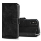 Wallet ID Window  Leather Protective Slim Fit Wallet Phone Case with Credit Card Slots for iPhone XS Max-Black