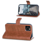 Wallet Magnet Magic  Leather Protective Slim Fit Wallet 2 in 1 Phone Case with Credit Card Slots for iPhone 11 Pro Max-Brown