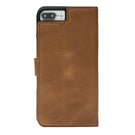 Magic Magnet Wallet Leather Cases for iPhone 7 Plus / 8 Plus - Crazy Brown