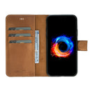 Magic Magnet Wallet Leather Cases for iPhone X / XS - Crazy Brown
