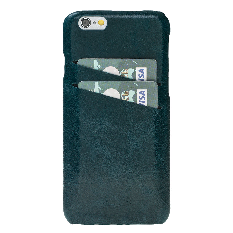 Ultimate jacket Credit Card Leather Cases for iPhone 6 Plus / 6S Plus - Vessel Blue