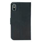 Magic Magnet Wallet Leather Cases for iPhone X / XS - Crazy Black