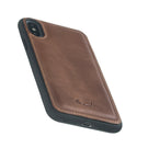 Flex Cover  Leather Protective Slim Fit for  iPhone XS Max - Brown